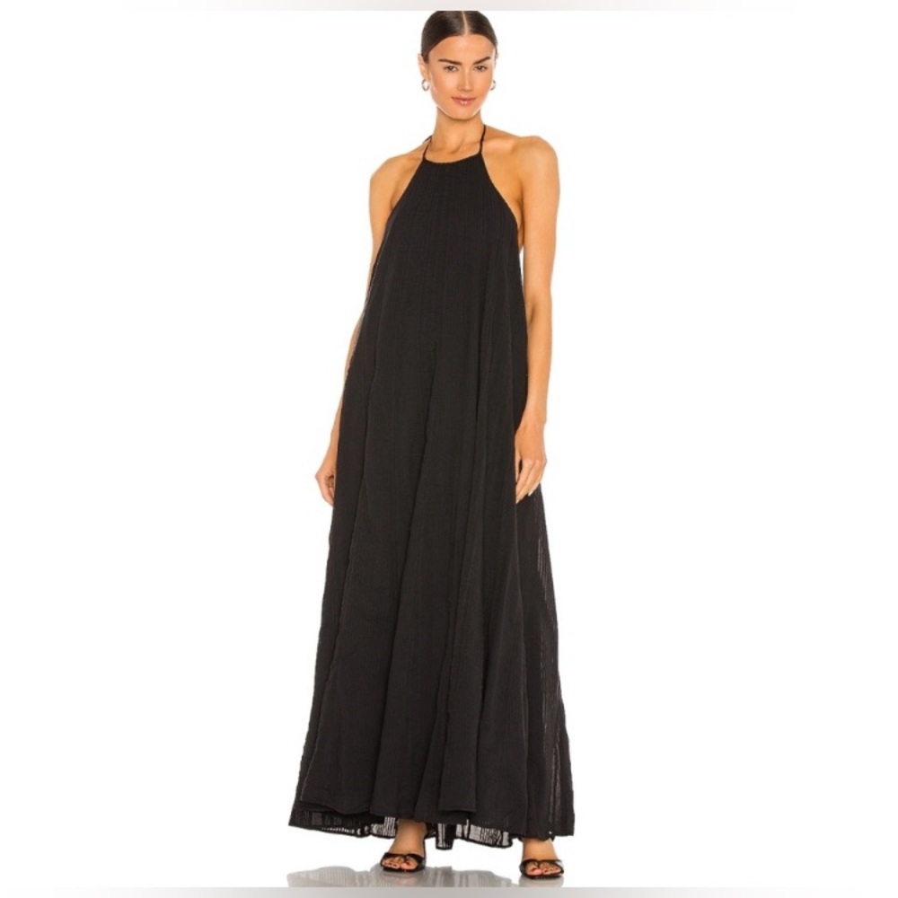 Brand New L'Academie the Phila Maxi Dress in Black, Size XXS